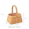 【琳琅】*木片鱼篓花篮（大号/小号） 商品缩略图0