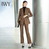 IWY/深棕色咖色都市职场套装时尚白领西服西装套装CP1480 商品缩略图2