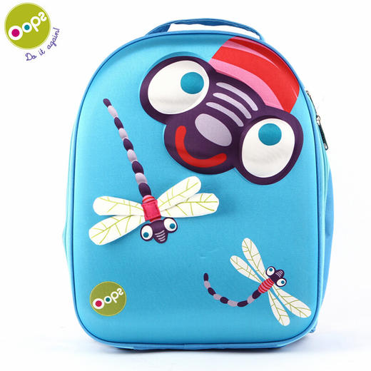 瑞士Oops 拉杆书包 儿童上学旅游 拉杆软箱 浅蓝色 商品图4