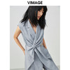 VIMAGE/纬漫纪春夏新款洋气时尚百搭显瘦短款外套女V1703315 商品缩略图1
