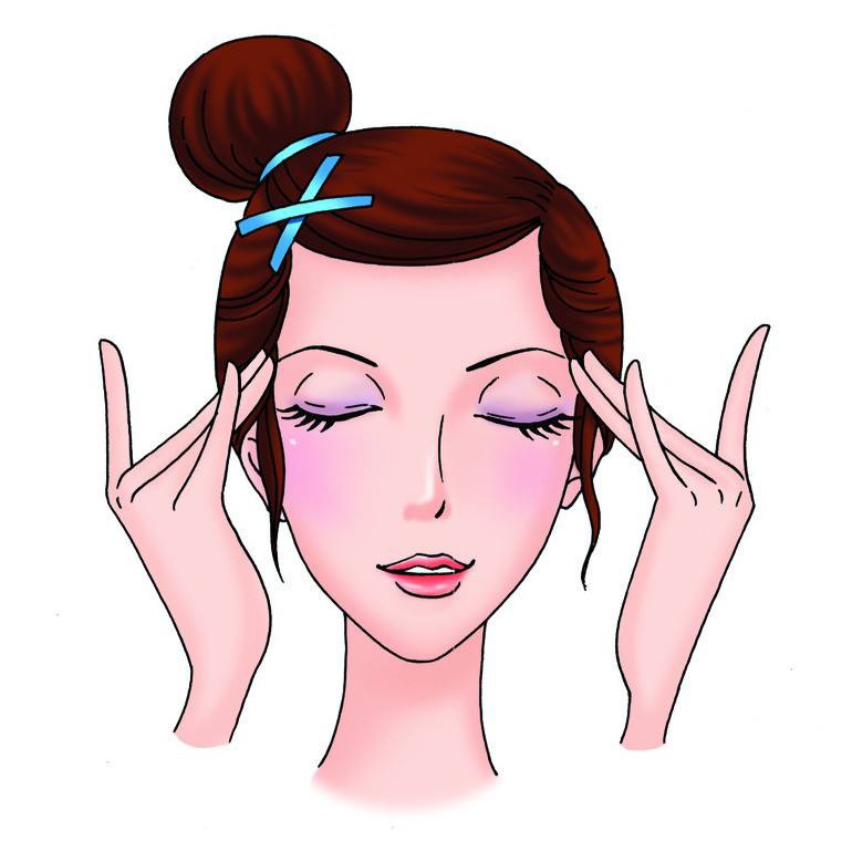 【淡纹按摩】每天3分钟，预防、改善川字纹抬头纹