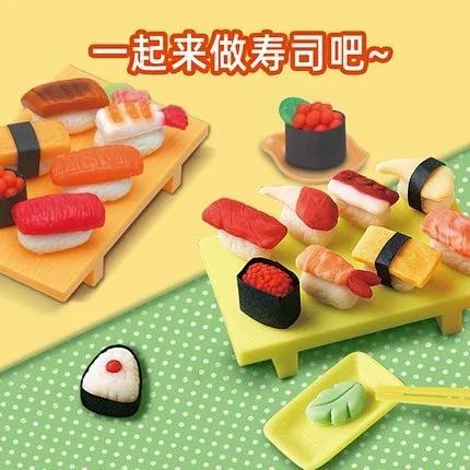 银鸟4色小麦粘土套装/漢堡包/冰淇淋/寿司、蛋糕 商品图5