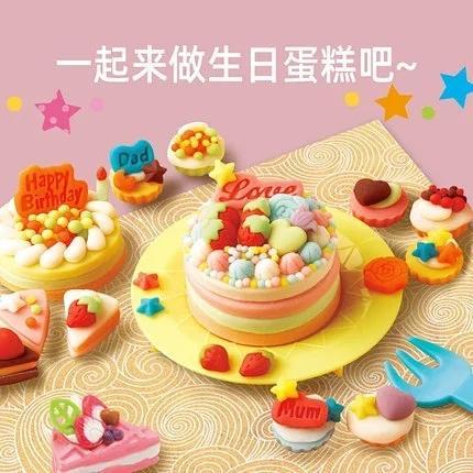 银鸟4色小麦粘土套装/漢堡包/冰淇淋/寿司、蛋糕 商品图6