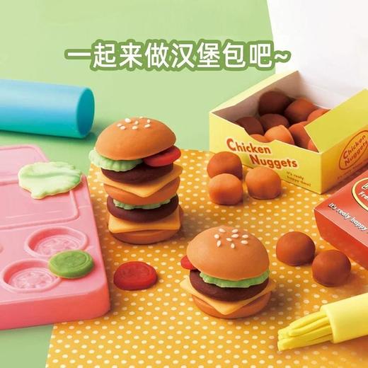银鸟4色小麦粘土套装/漢堡包/冰淇淋/寿司、蛋糕 商品图4