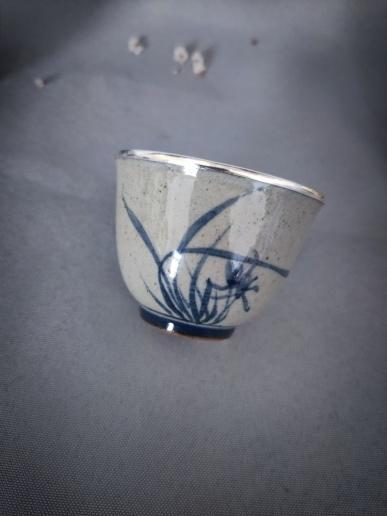 华艺银坊 仿古款《四季》包银内胆陶瓷杯 商品图2