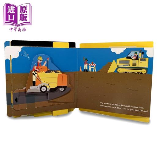 【中商原版】Whats Up Construction Truck 魔法变形书 工程车大变身 英文原版进口图书 儿童绘本 3D纸板书 益智游戏玩具书 商品图1