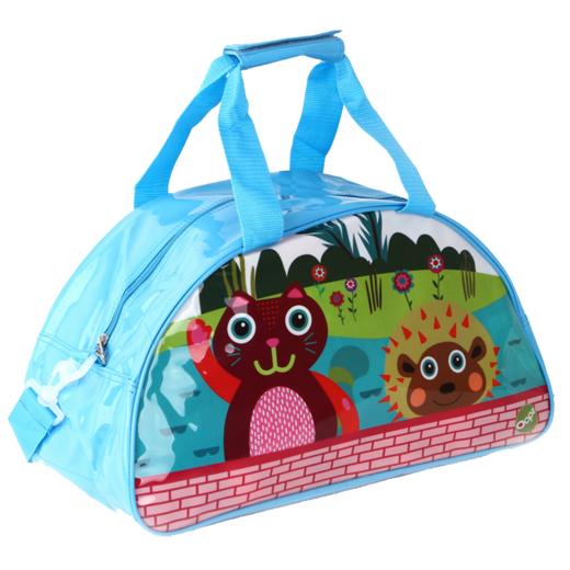 瑞士Oops 防水运动包 健身旅游手提包 户外宝宝妈咪包 时尚礼物 儿童包 浅蓝色 商品图6