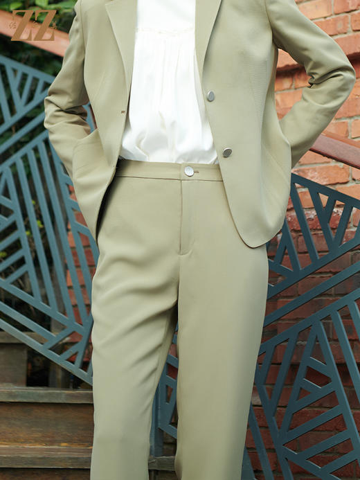 佐尔美春季新款通勤气质西装裤休闲显瘦长裤女E21KC09 商品图1