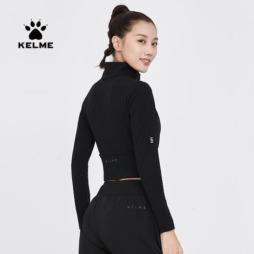 卡尔美运动紧身衣女长袖外套跑步透气高弹速干健身瑜伽服 商品图5