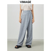 VIMAGE/纬漫纪春夏新款宽松休闲裤女简约气质阔腿裤V1705331 商品缩略图2