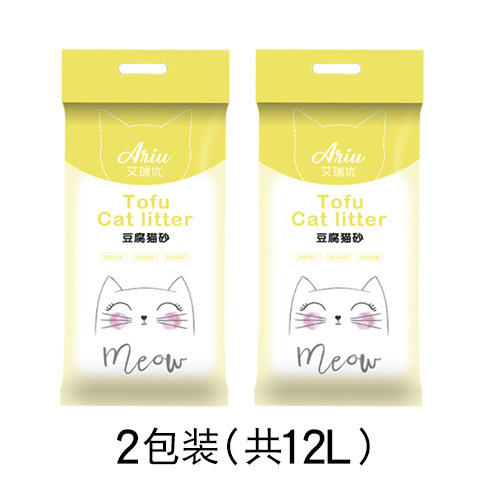【1秒吸水 3秒结团】豆腐猫砂豆腐砂低尘快速结团除臭真空包装植物猫砂6L12L 商品图4