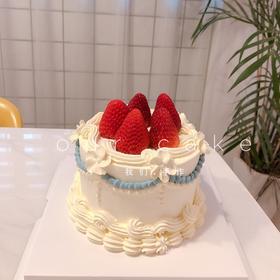 草莓复古蛋糕-低糖处理无添加