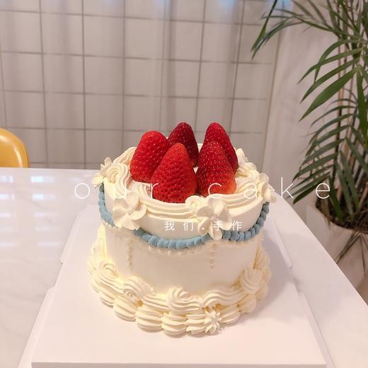 草莓复古蛋糕-低糖处理无添加 商品图0