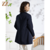 佐尔美春季新款气质短款百搭中长风衣E13FZ14 商品缩略图4