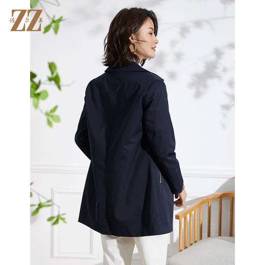 佐尔美春季新款气质短款百搭中长风衣E13FZ14 商品图4