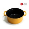 【外运团 每周一发货】易锅丨金栀黄闪金珐琅锅 22cm经典炖锅 不开锅内壁 商品缩略图4