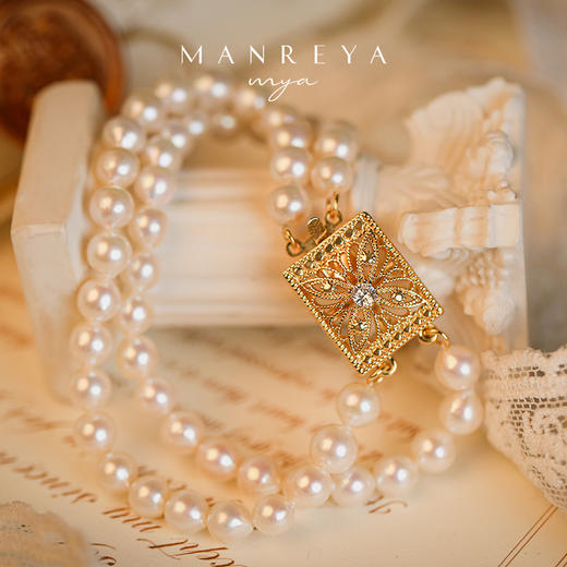 Manreya玛芮雅「梦幻仙踪」法式双层淡水ak手链 商品图3