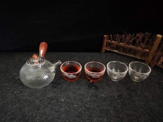 华艺银坊 云端系列五件套 可单选 人工无铅玻璃杯 加纯银990 商品图0