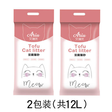 【1秒吸水 3秒结团】豆腐猫砂豆腐砂低尘快速结团除臭真空包装植物猫砂6L12L 商品图8