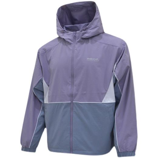 361度风衣外套女装撞色新品2022春跑步女子连帽单上衣562214008A 商品图2