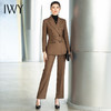 IWY/深棕色咖色都市职场套装时尚白领西服西装套装CP1480 商品缩略图0