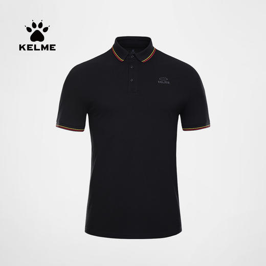 卡尔美POLO衫2022年早春针织衫新款透气翻领短袖T恤上衣男 商品图0