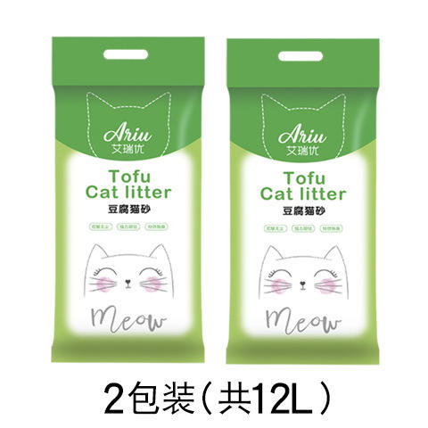 【1秒吸水 3秒结团】豆腐猫砂豆腐砂低尘快速结团除臭真空包装植物猫砂6L12L 商品图9
