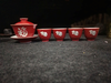 华艺银坊 银鼠送福系列贴银套装茶具礼品 景德镇陶瓷 纯银990 商品缩略图2