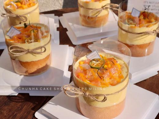 #治愈心情# 爆浆杨枝甘露蛋糕 商品图0