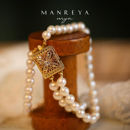 Manreya玛芮雅「梦幻仙踪」法式双层淡水ak手链 商品图4