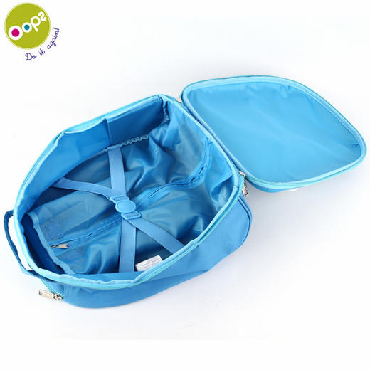 瑞士Oops 拉杆书包 儿童上学旅游 拉杆软箱 浅蓝色 商品图5