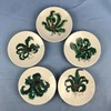 日本万年青绘白瓷小碟子 5枚装 原盒保留 实物见视频 商品缩略图1