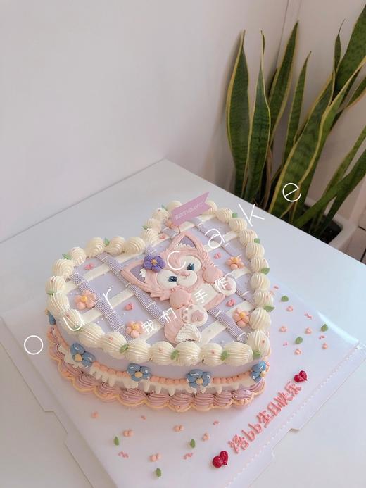 迪士尼爱心玲娜贝儿手绘复古蛋糕-低糖处理无添加 商品图1