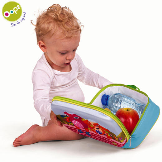 瑞士Oops 儿童时尚单肩斜挎包 潮宝宝男女童幼儿园小书包 小公主小王子休闲包 猫咪 商品图1