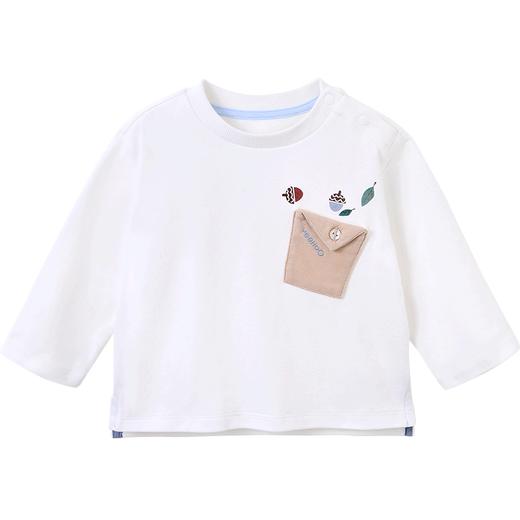 英氏男童春秋长袖纯棉T恤圆领休闲套头上衣22春YRTAJ12099A 商品图6