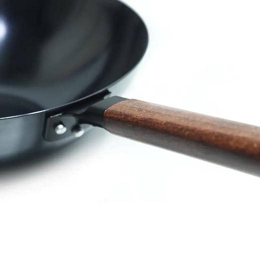 【外运团 每周一发货】易锅丨镜光锻铁炒锅 镜面光泽中式炒锅 大火爆炒 商品图5