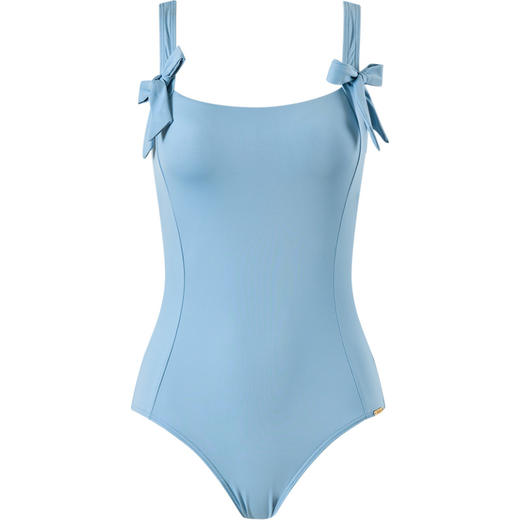 sisia2022新款泳衣女泡温泉性感纯欲显瘦遮肚时尚显白连体泳衣ins 商品图4