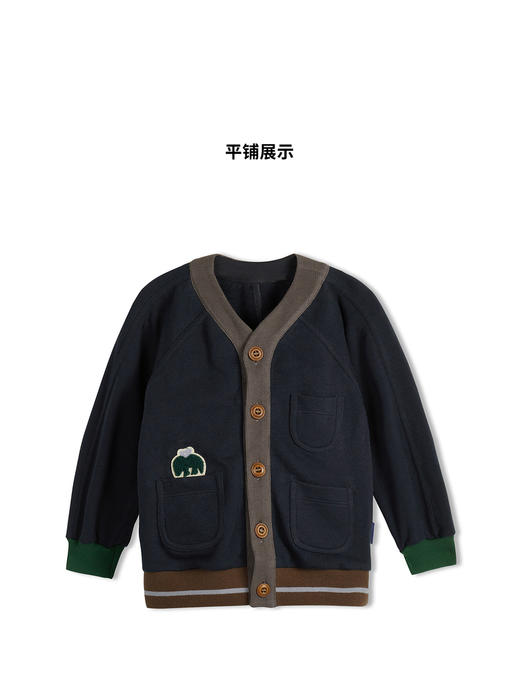 江南布衣婴童 22年春装新品   无帽开襟卫衣  YM1422400 商品图1