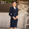 IWY/藏青色深蓝色都市职场套装时尚白领西服西装套装CS1339-ZL 商品缩略图2