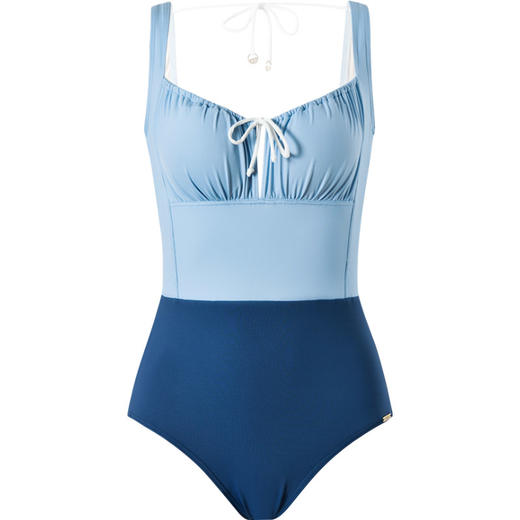 sisia2022新款泳衣女性感显白遮肚纯欲温泉度假连体泳衣少女ins风 商品图4