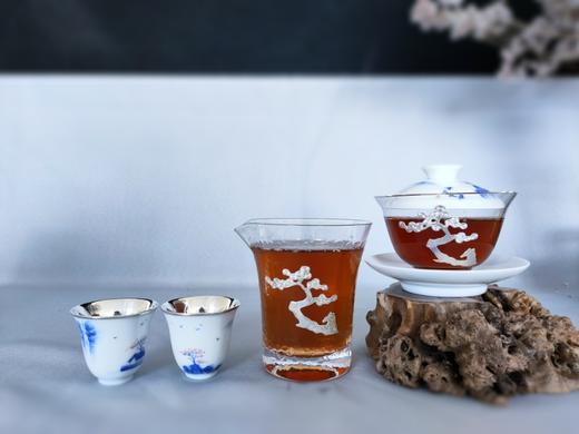 华艺银坊 世外桃源系列瓷包银套装 商品图0