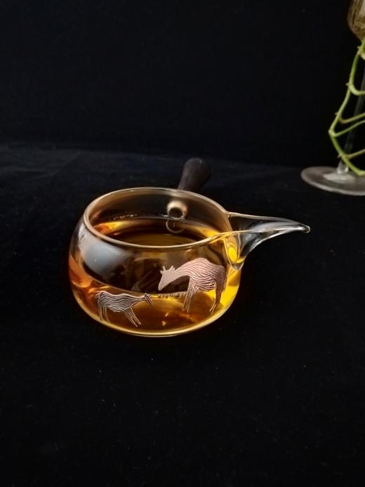 华艺银坊 爱系列公道杯  人工无铅玻璃杯 加纯银990 商品图0