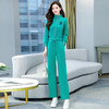 时尚休闲舒适运动两件套2022年春季新款韩版立领显瘦女套装 HR-RSLD905 商品缩略图2