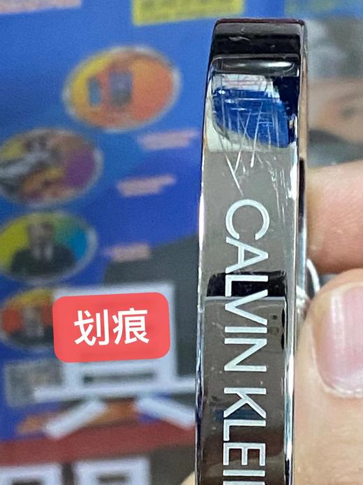 YMSKJ06CB01010S 卡尔文克雷恩Calvin Klein ck手镯 KJ06护刻系列时尚男女礼物情侣精钢宽手镯中性 S码 环围170mm 商品图3