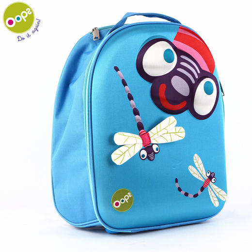 瑞士Oops 拉杆书包 儿童上学旅游 拉杆软箱 浅蓝色 商品图3