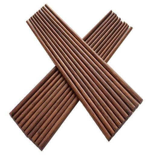 【自营】双枪鸡翅木筷子无漆无蜡日式酒店家用厨具餐具激光雕刻10双 商品图2