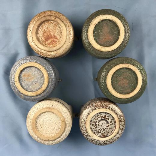 日本五色铸铁容器 6枚装 配竹编盒 实物见视频 商品图2