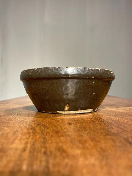 褐黑釉平底钵式香炉，顺丰包邮 商品图8