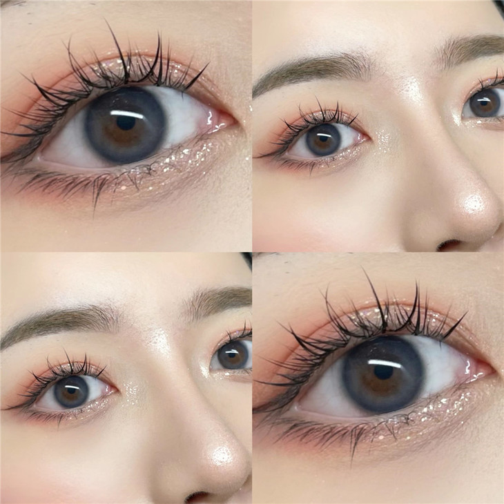 KIRAFAIRY年抛隐形眼镜 冰水冷冷14.2mm 1副/2片-VVCON美瞳网17