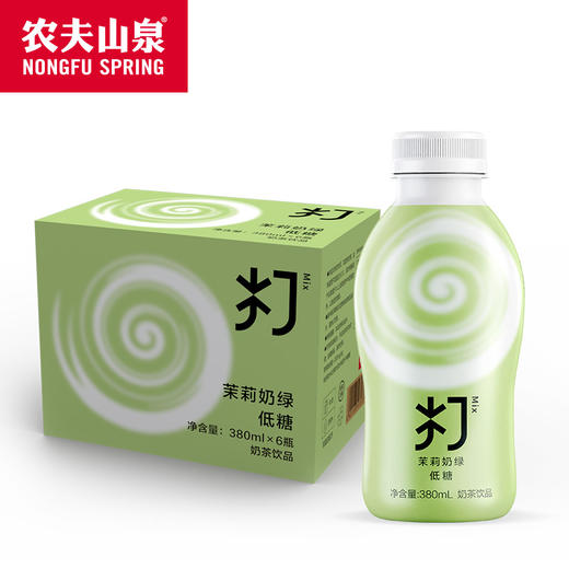 农夫山泉打奶茶茉莉奶绿380ml*6一箱 商品图0